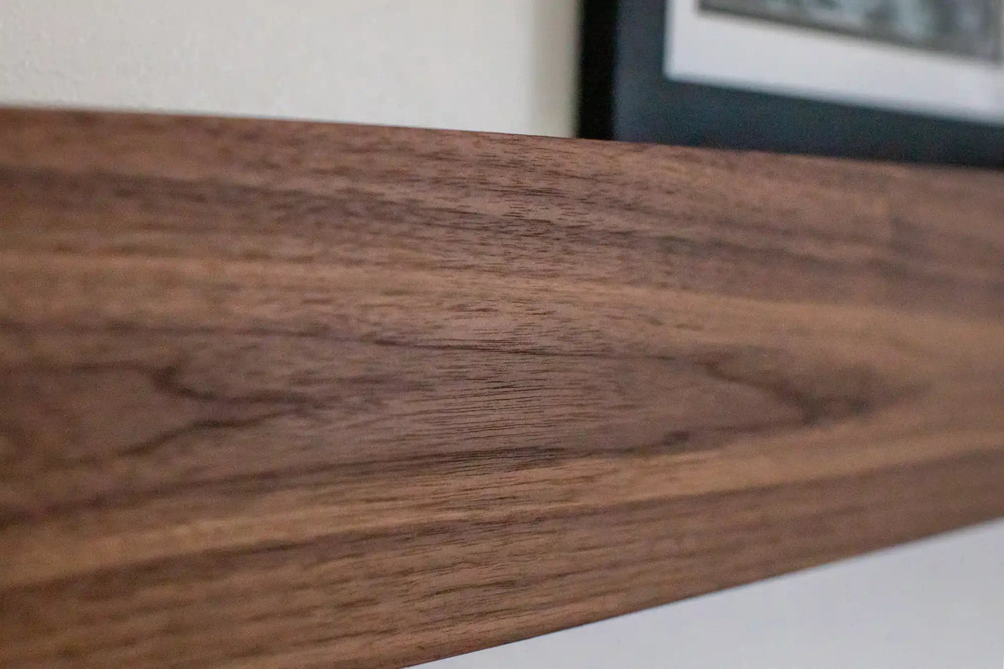 walnut box mantel