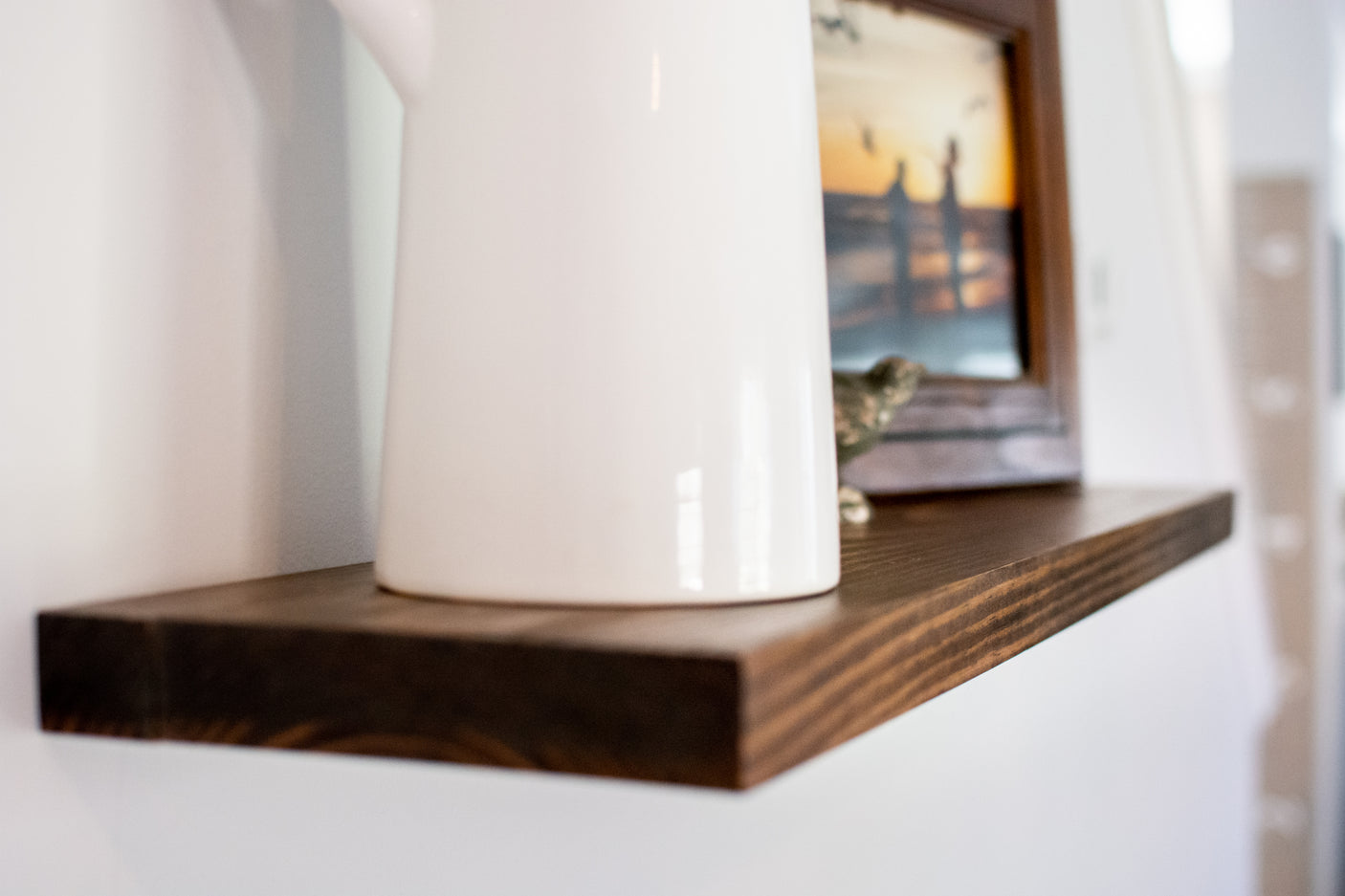 wall shelving, floating shelves, kitchen floating shelves, floating shelving, custom floating shelf - https://shelfexpression.net/