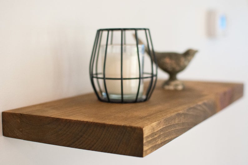 wall shelving, floating shelves, kitchen floating shelves, floating shelving, custom floating shelf
