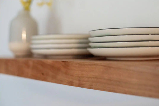 Heavy Duty Cherry Floating Shelves