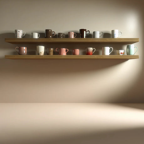 Cool Ideas For Coffee Bar Floating Shelves