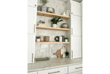 floating shelves kitchen maple