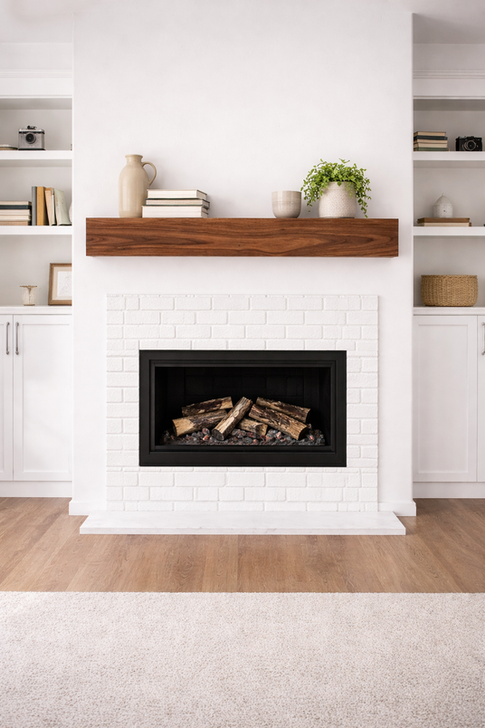Walnut Mantel