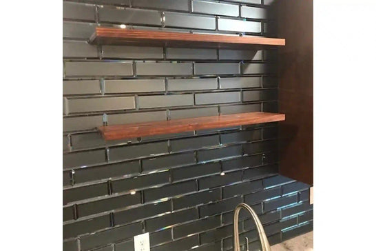 wall shelving, floating shelves, kitchen floating shelves, floating shelving, custom floating shelf - https://shelfexpression.net/